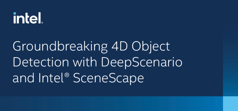 Groundbreaking 4D Object Detection with DeepScenario and Intel® SceneScape